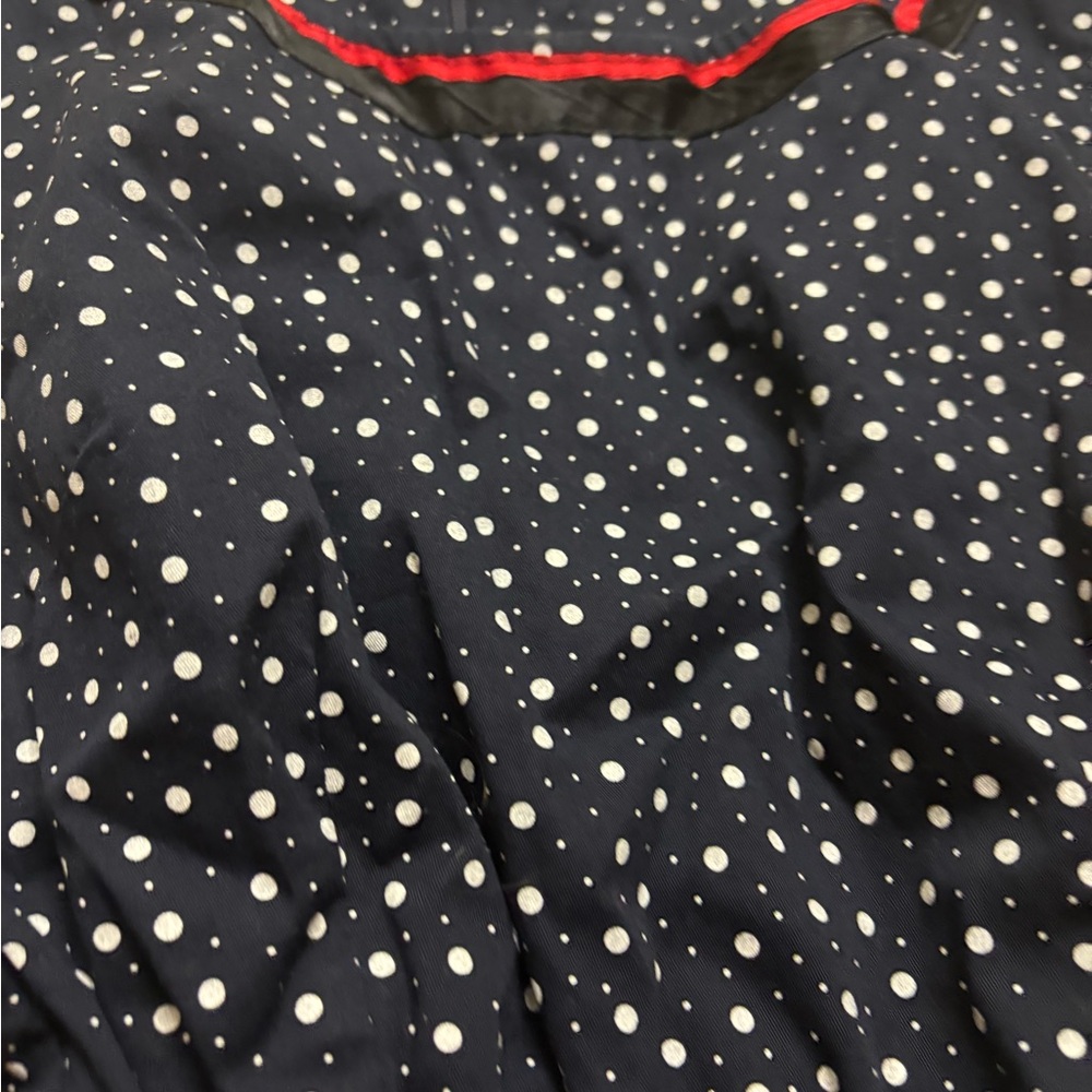 Polka Dot Kids Dress - Navy - Picture 3 of 5